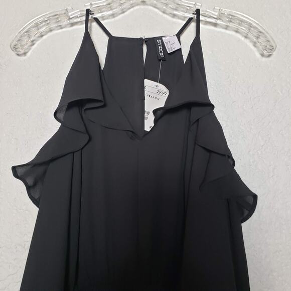 NEW H&M Long Slv Cold Shoulder Dress - 4 - Picture 8 of 8